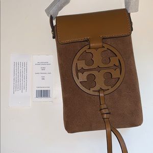 Tory Burch Miller Suede Phone Crossbody